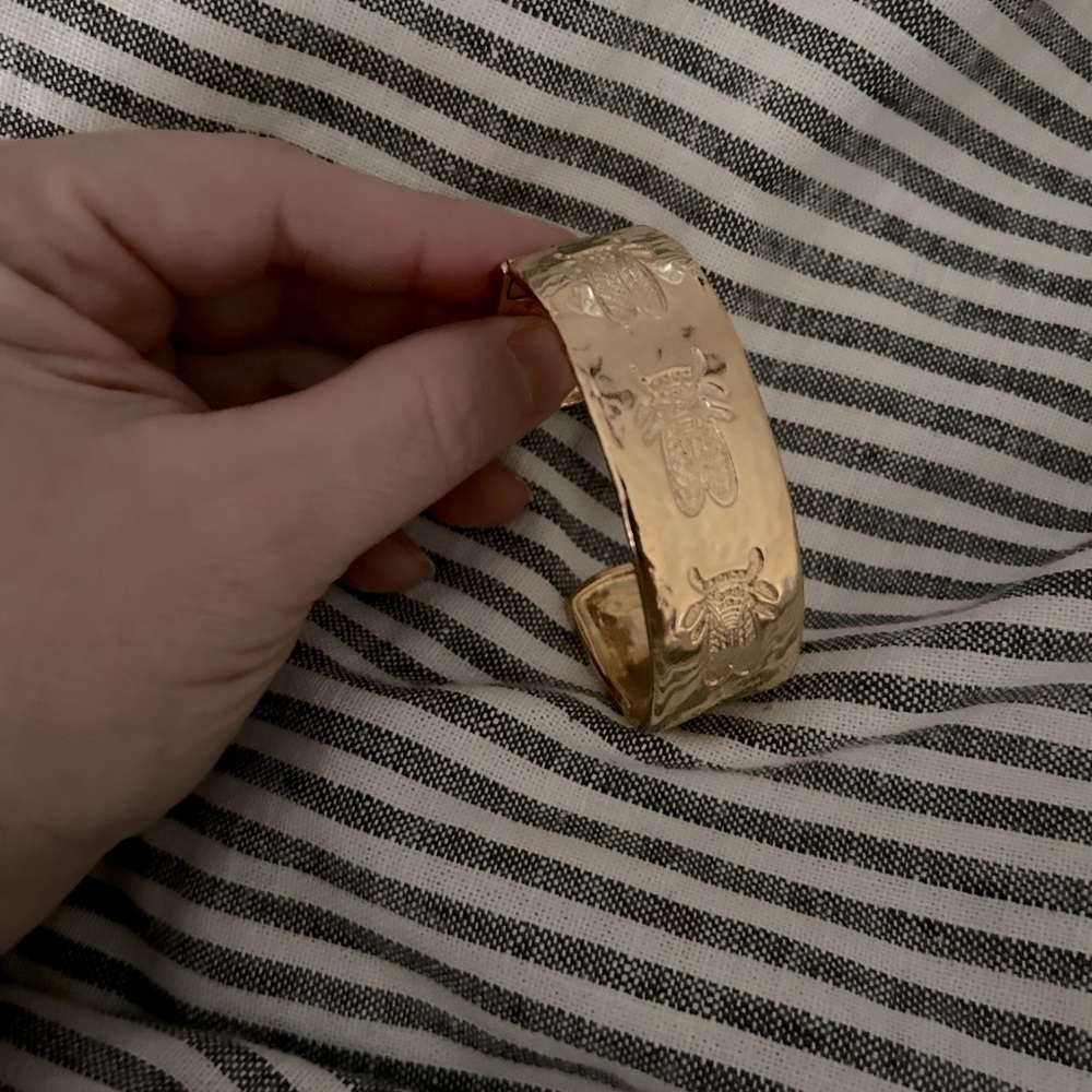 GOLDBUG Collection “Love Train” Hinged Cuff Bracelet